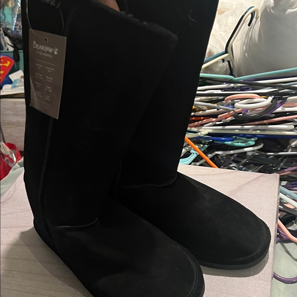 BearPaw Classic Black Boots